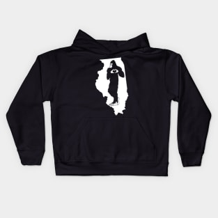 Illinois Bigfoot Kids Hoodie